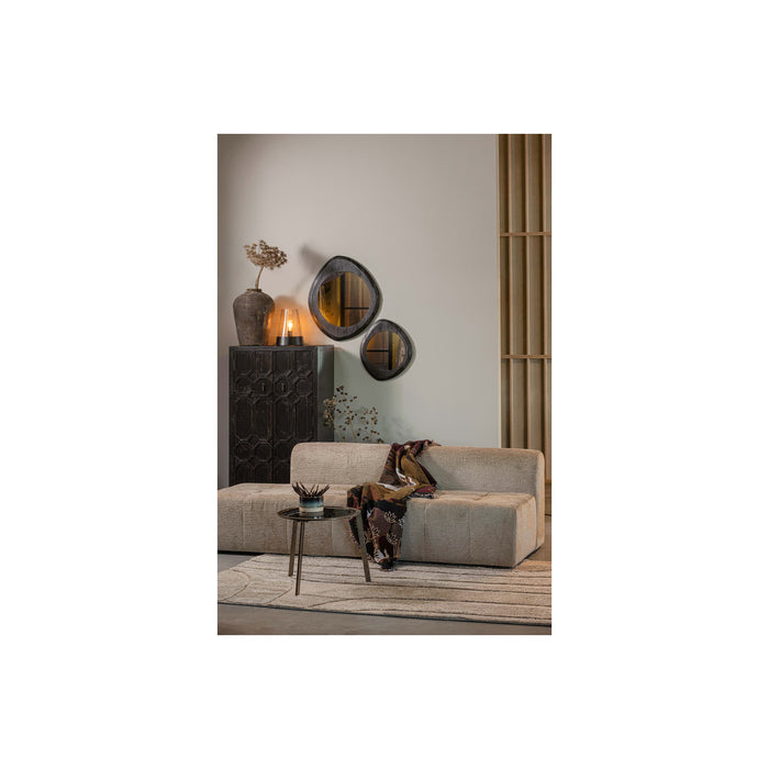 WOOOD Tafellamp Costly - Metaal|Glas - Zwart - 30x24x14