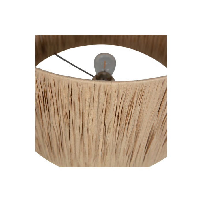 WOOOD Tafellamp Pointed - Metaal - Naturel - 63x40x40
