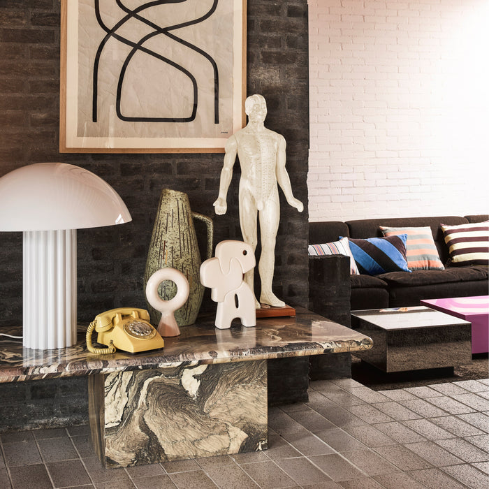 HKliving Cupola Tafellamp - Opal White