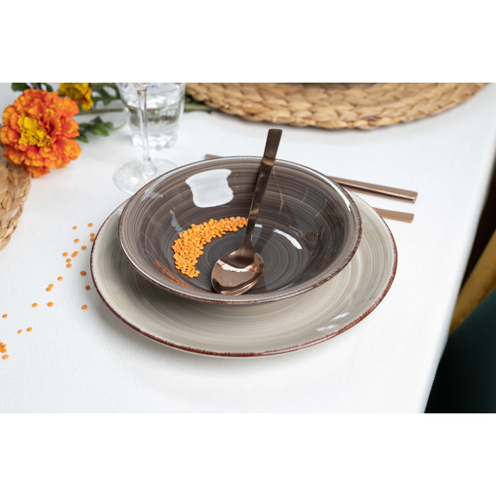 Studio Tavola Diepe Borden Vintage Loft ø 21 cm - 6 Stuks