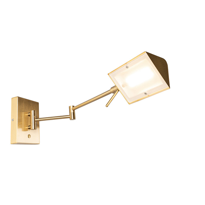 QAZQA Design wandlamp messing incl. LED dimbaar - Notia
