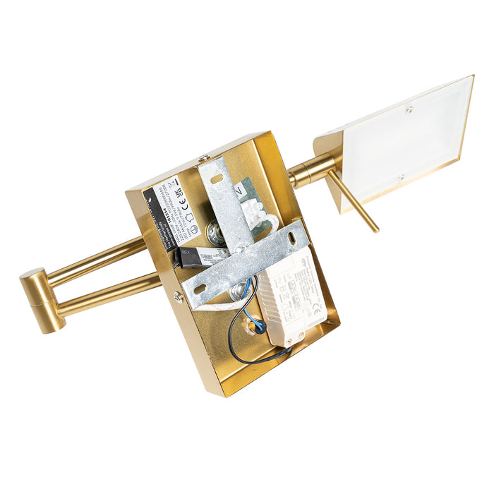 QAZQA Design wandlamp messing incl. LED dimbaar - Notia