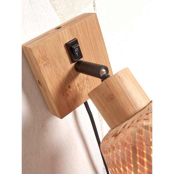GOOD&MOJO Wandlamp Java - Bamboe - Ø15cm
