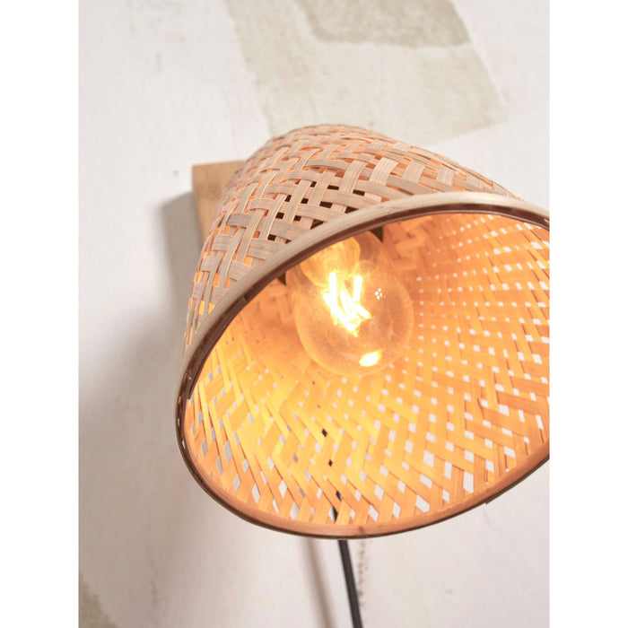 GOOD&MOJO Wandlamp Java - Bamboe - Ø15cm