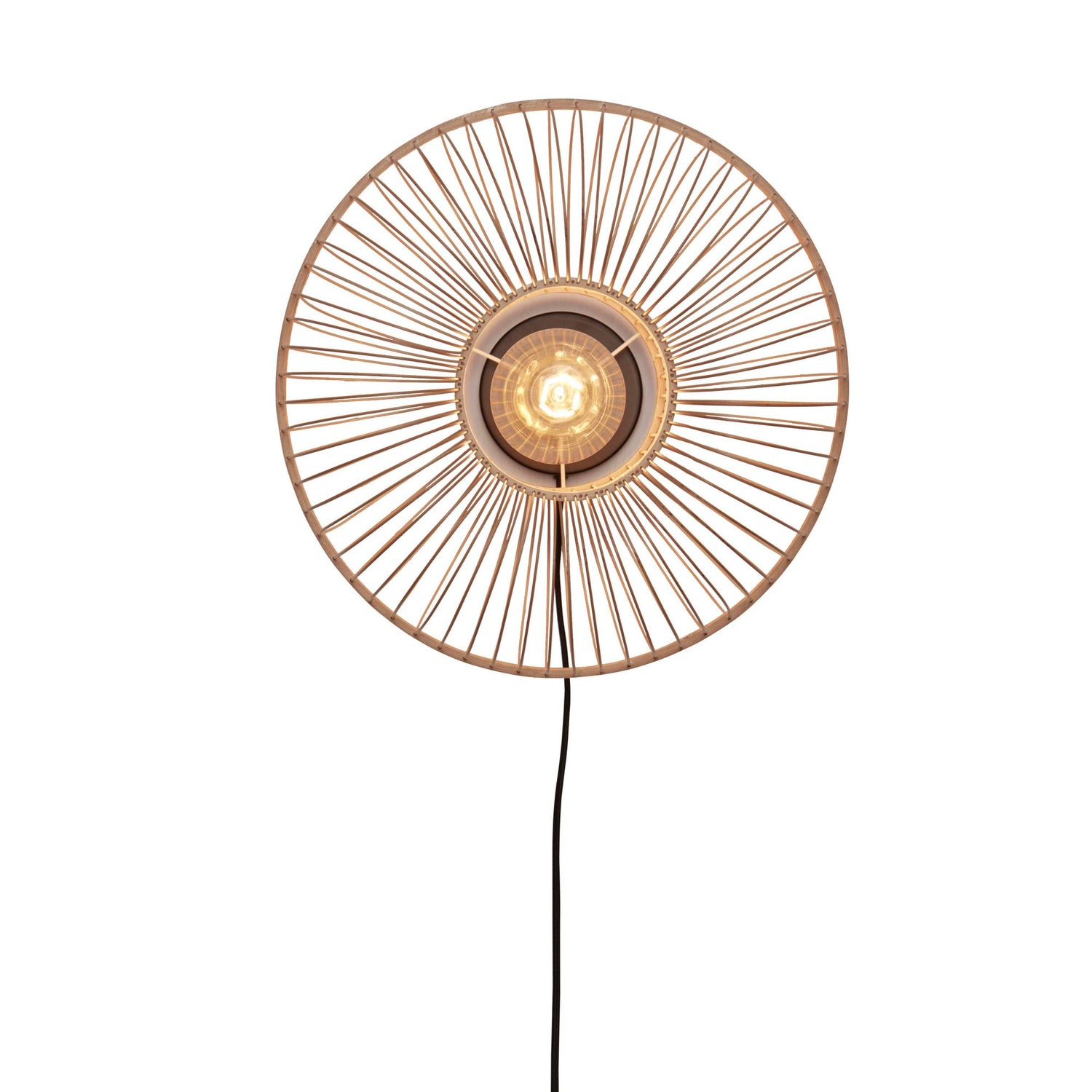 GOOD&MOJO Wandlamp Hokkaido - Bamboe - Ø38cm