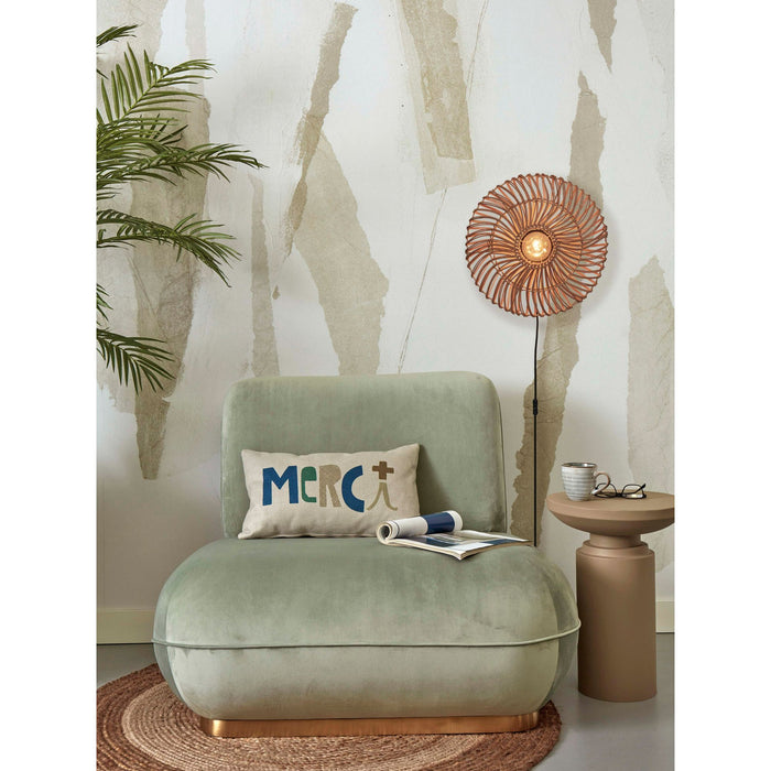 GOOD&MOJO Wandlamp Zanzibar - Rotan - Ø40cm