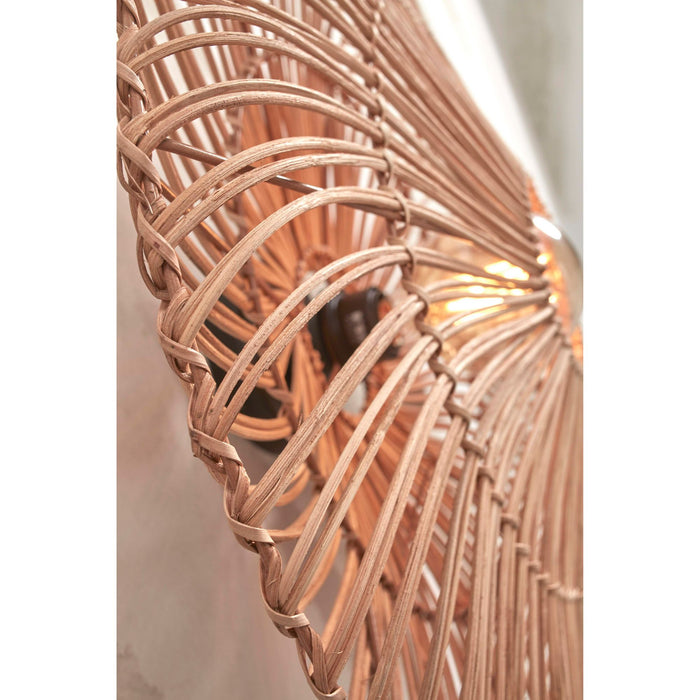 GOOD&MOJO Wandlamp Zanzibar - Rotan - Ø40cm
