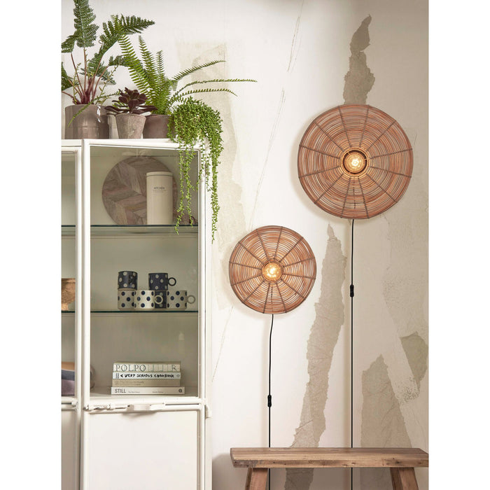 GOOD&MOJO Wandlamp Tanami - Rotan - Ø55cm