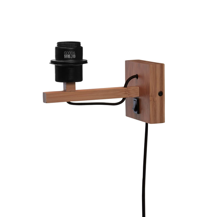 GOOD&MOJO Wandlamp Tanami - Rotan - Ø18cm