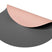 Jay Hill Placemat Leer - Grijs | Roze - dubbelzijdig - ø 38 cm