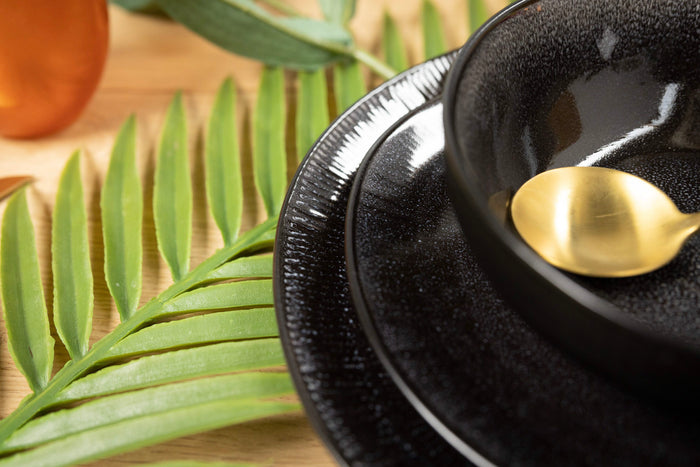 Studio Tavola Ontbijtborden New Black ø 22 cm - 6 Stuks