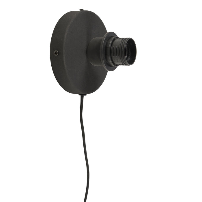GOOD&MOJO Wandlamp Palawan - Bamboe Zwart - Ø60cm