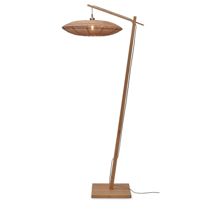 GOOD&MOJO Vloerlamp Tanami - Bamboe|Rotan - 78x55x176cm