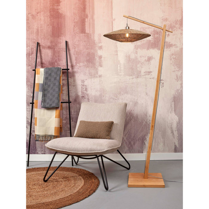 GOOD&MOJO Vloerlamp Iguazu - Bamboe|Jute - 78x55x176cm