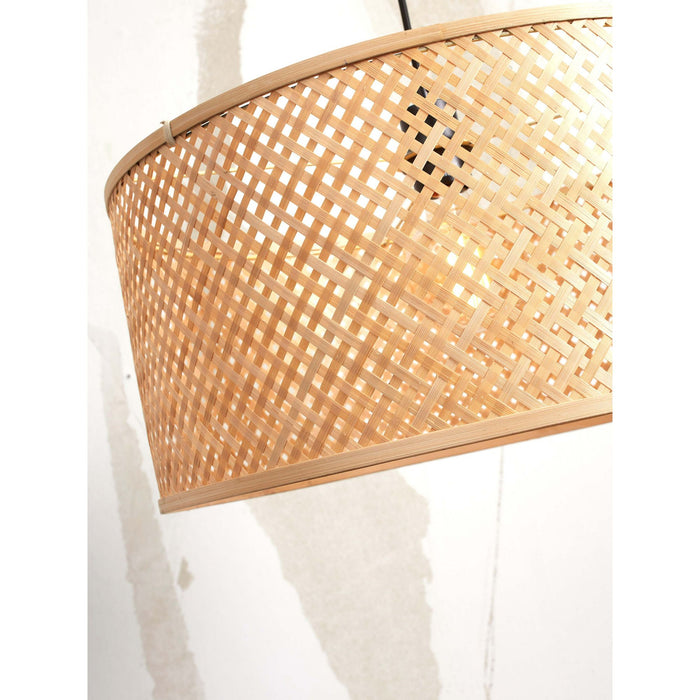 GOOD&MOJO Vloerlamp Java - Bamboe Wit|Naturel - 58x32x150cm