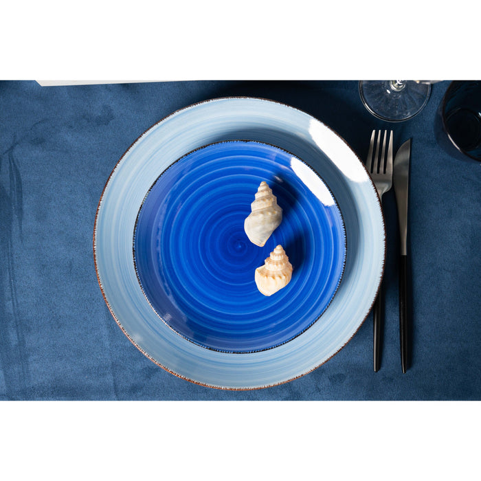 Studio Tavola Dinerborden Ocean Blue ø 26.5 cm - 6 Stuks