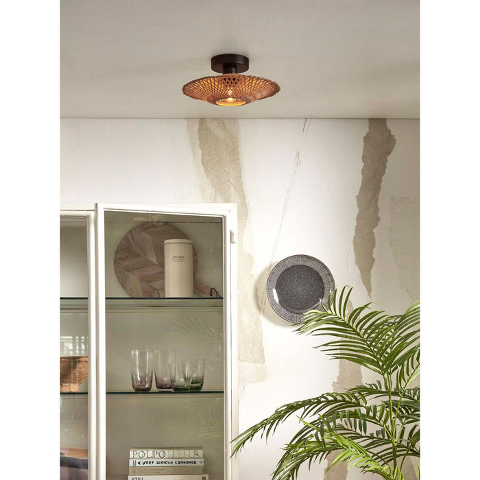 GOOD&MOJO Kalimantan Plafondlamp - Ø30cm - Naturel