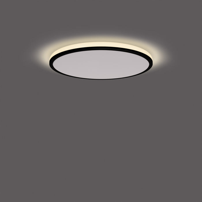 Philips Ozziet plafondlamp - rond - zwart - 18W 27K