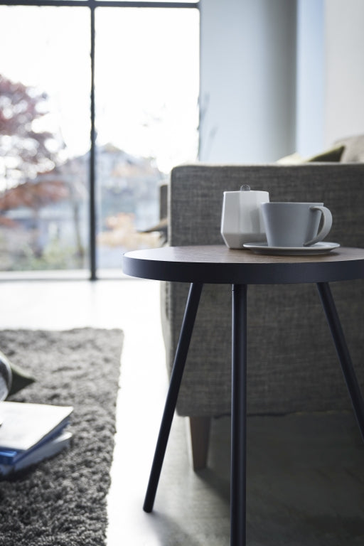 Yamazaki Bijzettafel Rond - Tower - Zwart