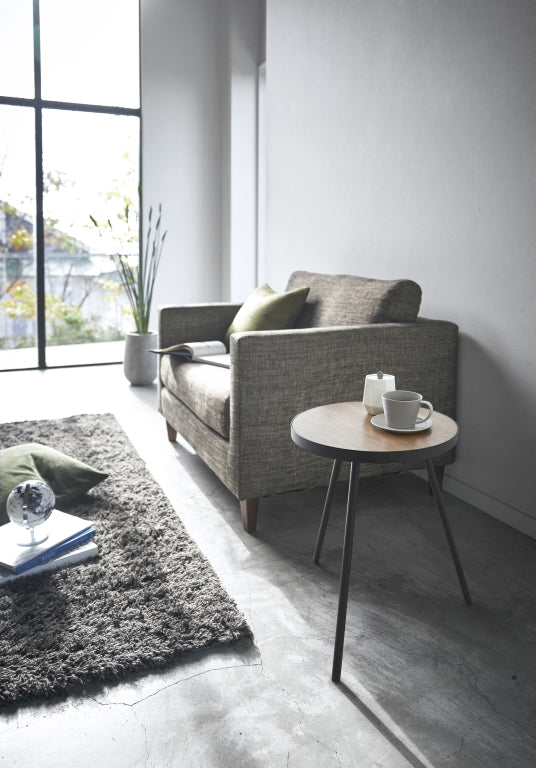 Yamazaki Bijzettafel Rond - Tower - Zwart