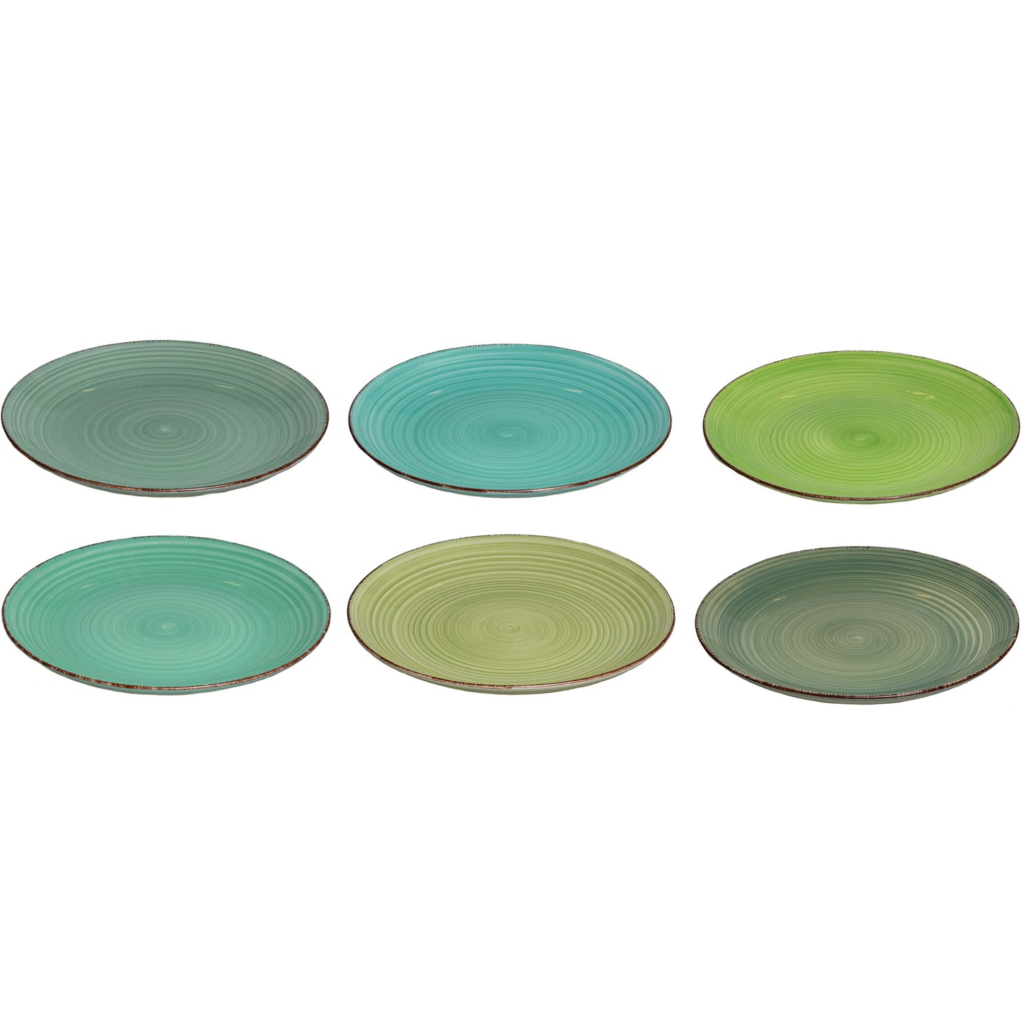 Studio Tavola Dinerborden Summer Green ø 26.5 cm - 6 Stuks