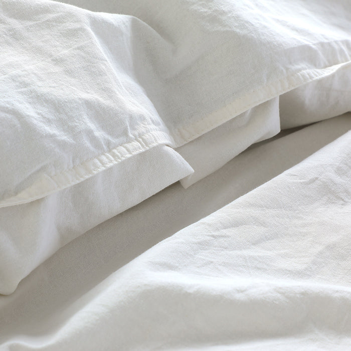 by fonQ Fresh Dekbedovertrek 240 x 200/220 cm - Cloudy Warm White