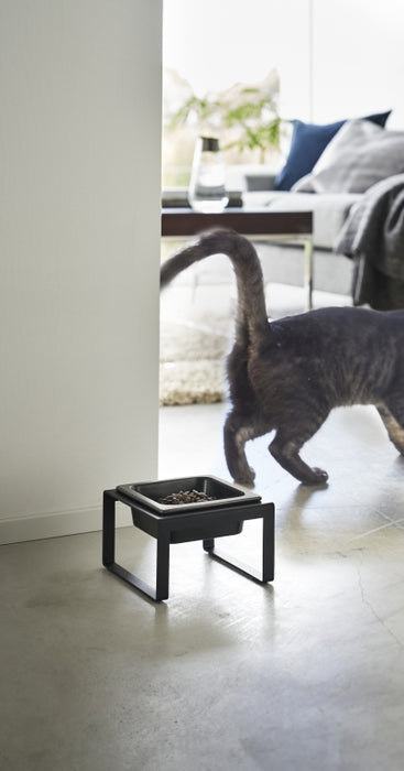 Yamazaki Voerbak Kat | Hond - Enkel - Tower - Wit