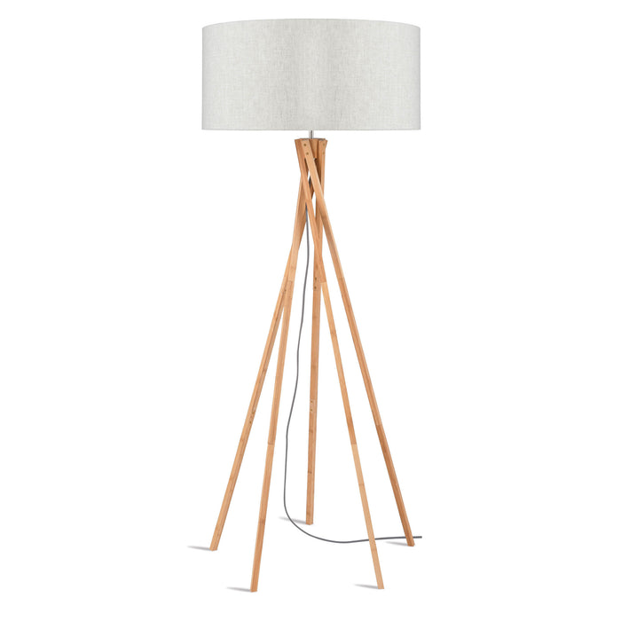 GOOD&MOJO Vloerlamp Kilimanjaro - Naturel|Bamboe - Ø60cm