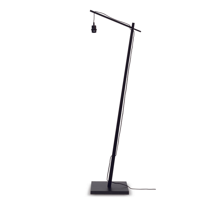 GOOD&MOJO Vloerlamp Bromo - Bamboe Zwart|Naturel - 68x40x176cm
