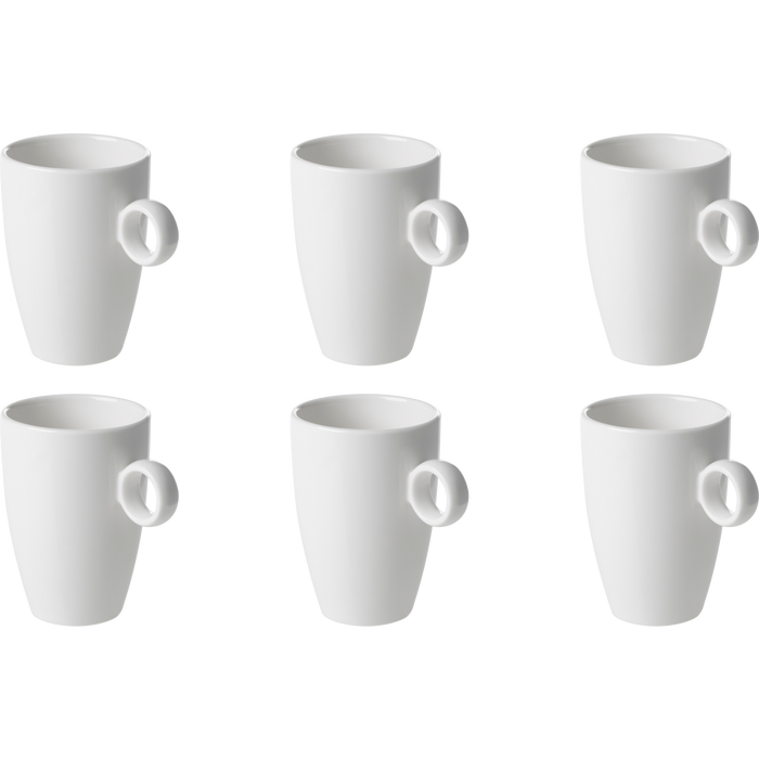 Maastricht Porselein Beker Bart 23 cl Offwhite Porselein 6 stuk(s)