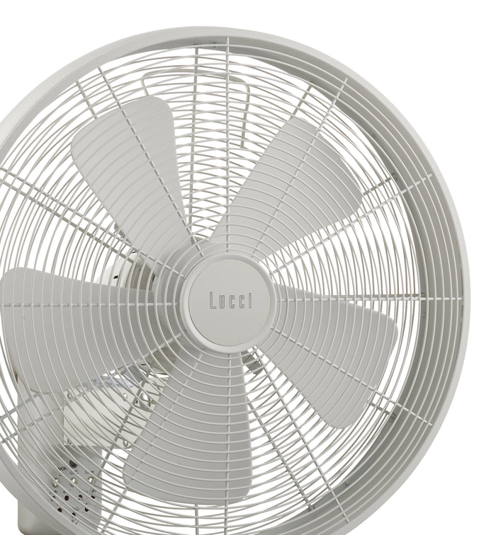 Lucci Air Wandventilator Breeze Wit Ø 46cm incl. Afstandsbediening