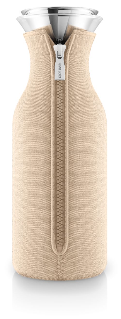 Eva Solo - Koelkast Karaf met Hoes, 1 L, Soft Beige - Eva Solo