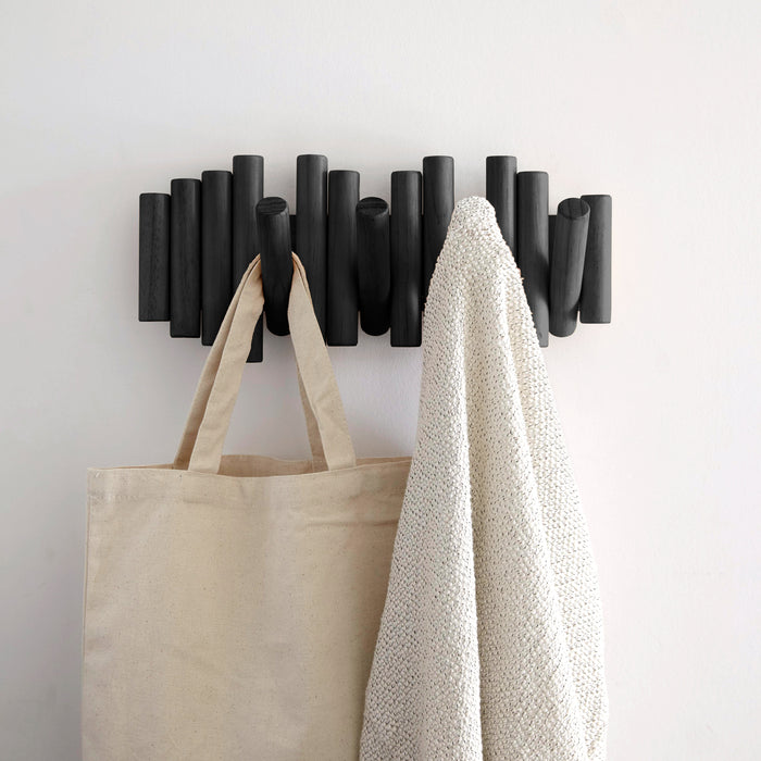 Umbra Picket Rail Hook Wandkapstok B 38 cm - Zwart