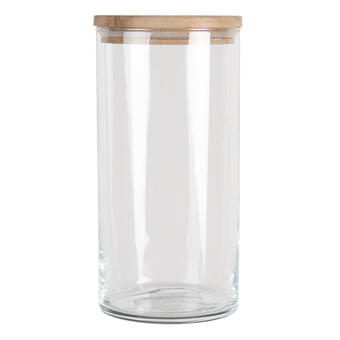 Clayre & Eef Voorraadpot  1250 ml Glas Voorraadbus