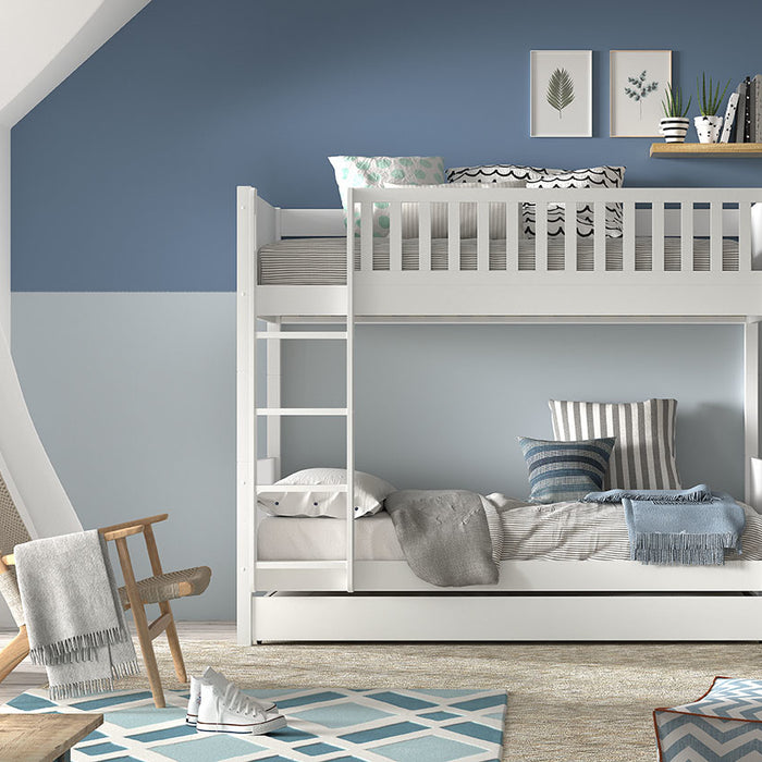 Vipack Scott Stapelbed met Slaaplade Wit