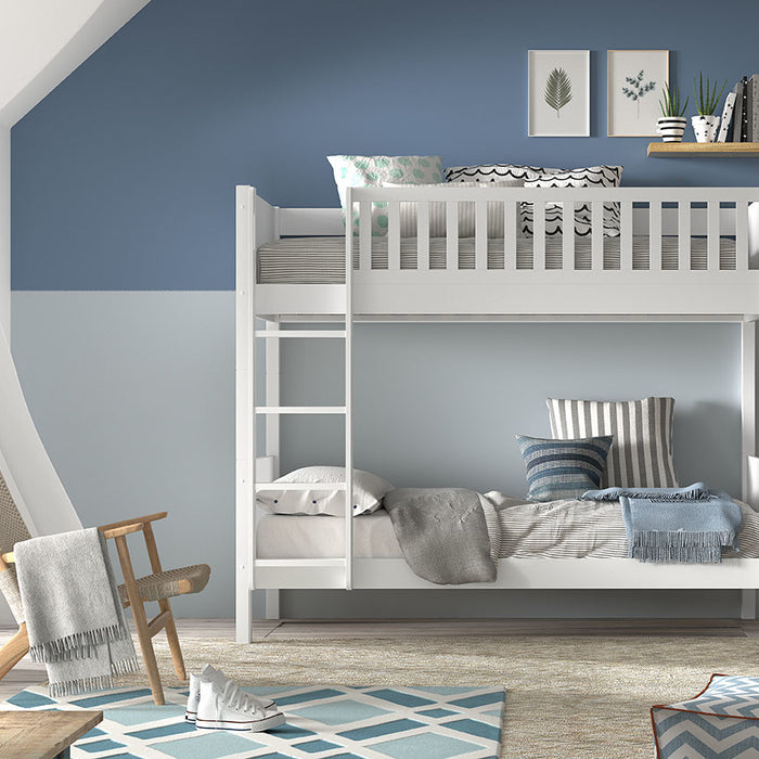 Vipack Scott Stapelbed met Slaaplade Wit