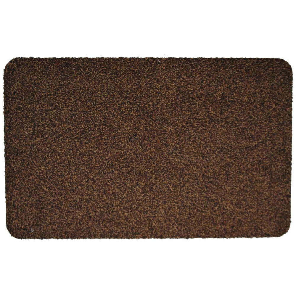 Veer Carpets - Wasbare Deurmat Aqua Stop 50 × 80 cm - Brown