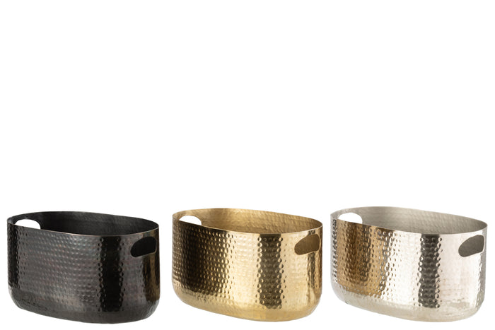 J-Line ijsemmer champagne Motief - aluminium - zwart