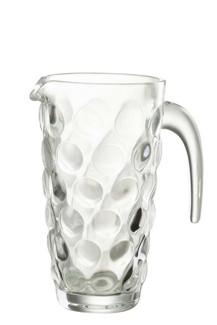 J-Line karaf Bubble karaf - glas - transparant