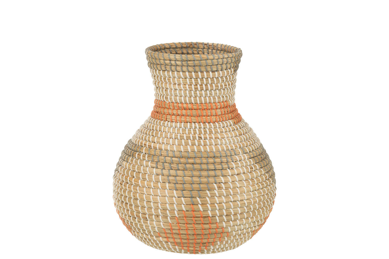 J-Line Vaas Driehoeken Zeegras Mix Large