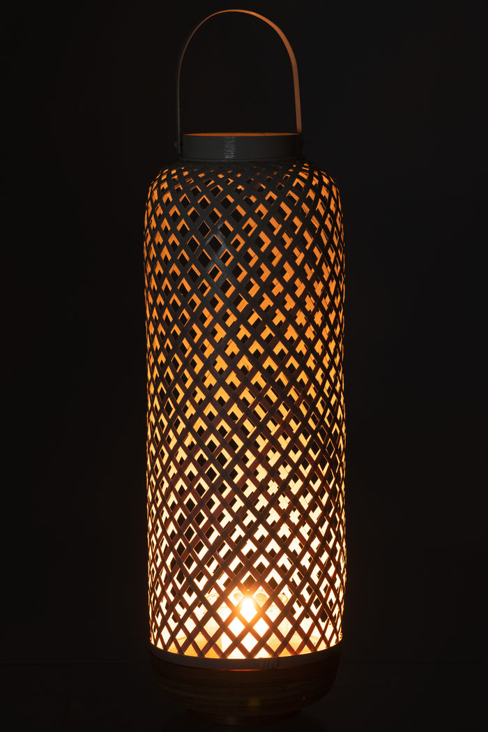 J-Line Lantaarn Evi Bamoe Wit Large