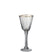 J-Line glas witte wijn Rand - glas - transparant|goud - 6 stuks