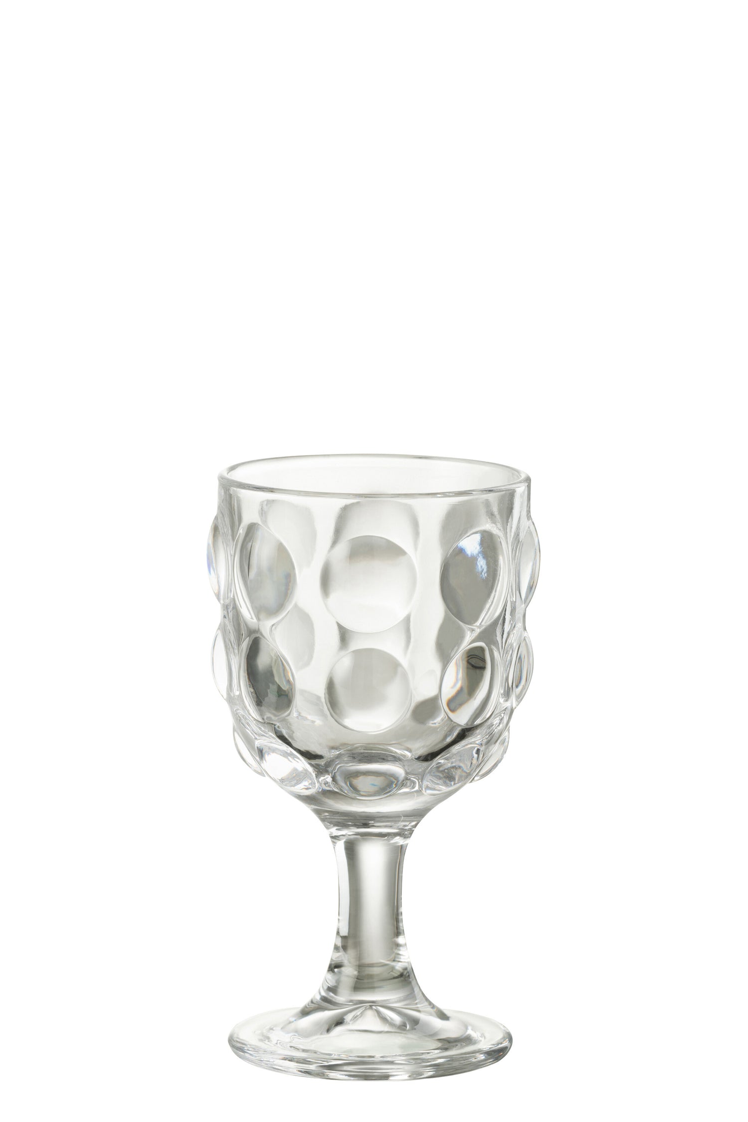 J-Line wijnglas Bubble - glas - 6 stuks
