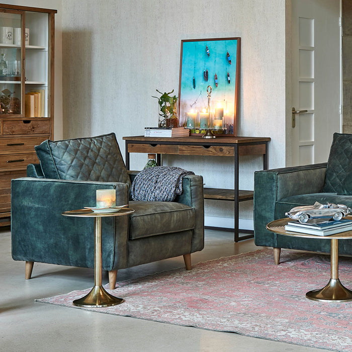 Riviera Maison Shelter Island Side Table with draw 120x80x45