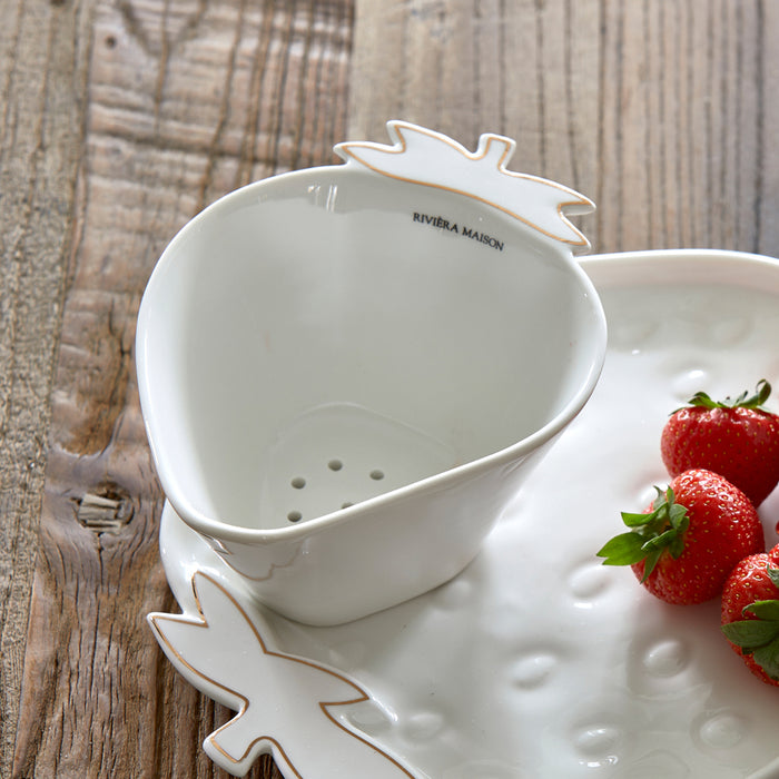Riviera Maison Fruitvergiet, Aardbeien Zeef - Tasty Strawberry