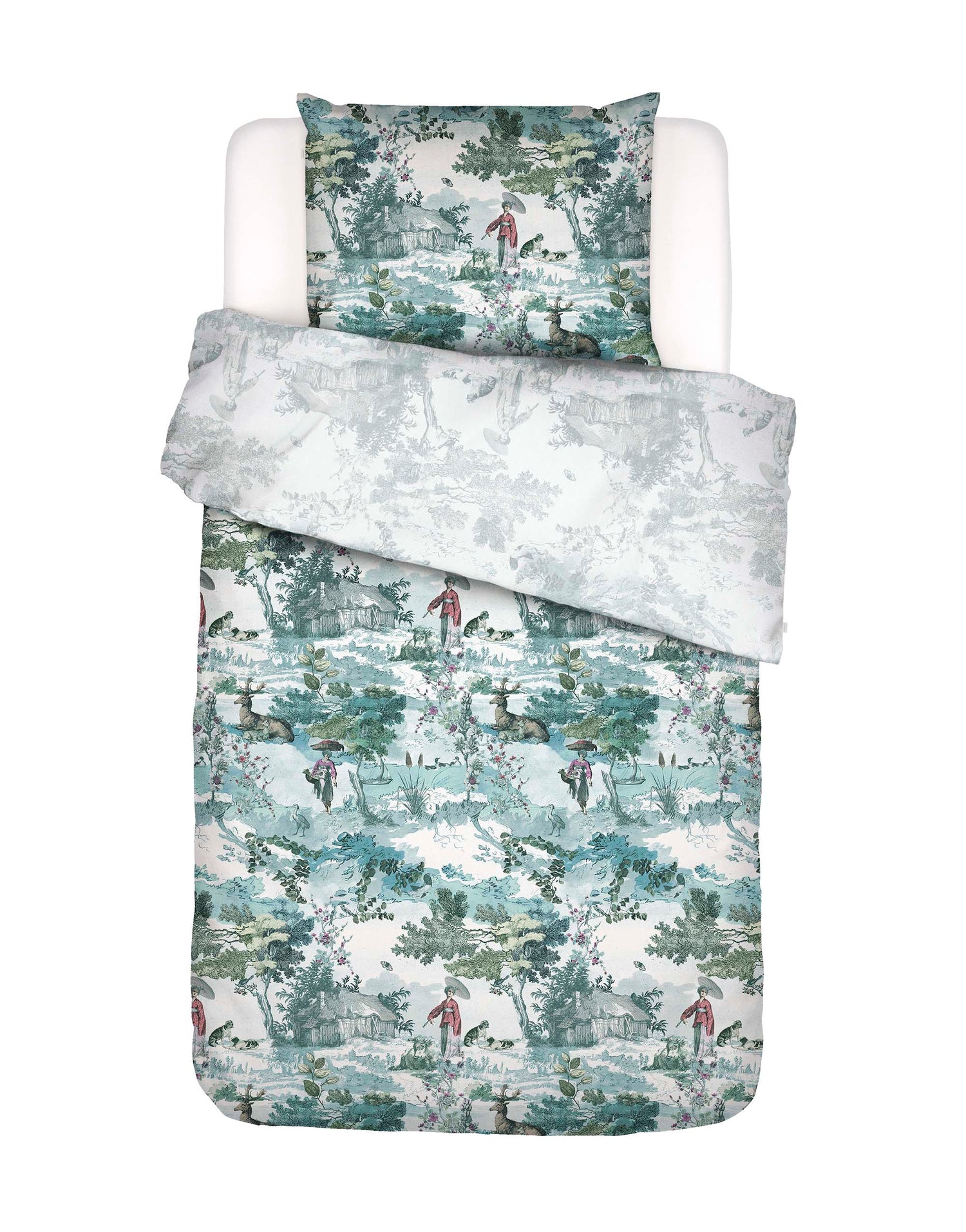 Essenza Colette Dekbedovertrek 140 x 220 cm - Pure White