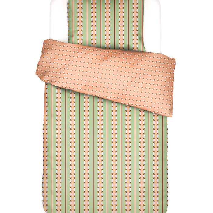 Essenza Iva Dekbedovertrek 140 x 220 cm -  Jade Green