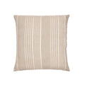 Kave Home - Beige linnen en katoenen Montras kussenhoes met reliëf