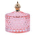 Clayre & Eef Glazen potje  Ø 9x10 cm Roze Glas Potje met deksel