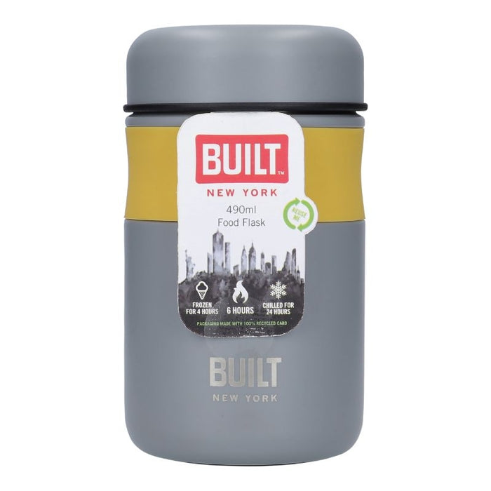 BUILT New York - Thermos Lunchbox, 0.49 L, Grijs - BUILT New York | Ac